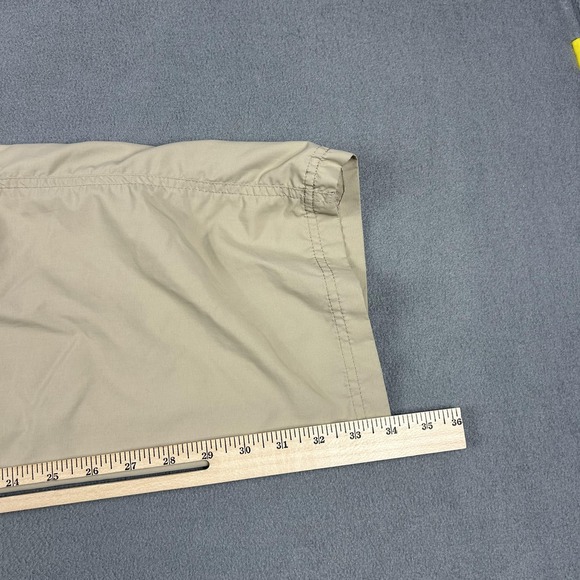 SCOTTeVEST Pants Mens 32x34 Khaki Travel Tech Lightweight Quick Dry Belt Nylon - Picture 12 of 12